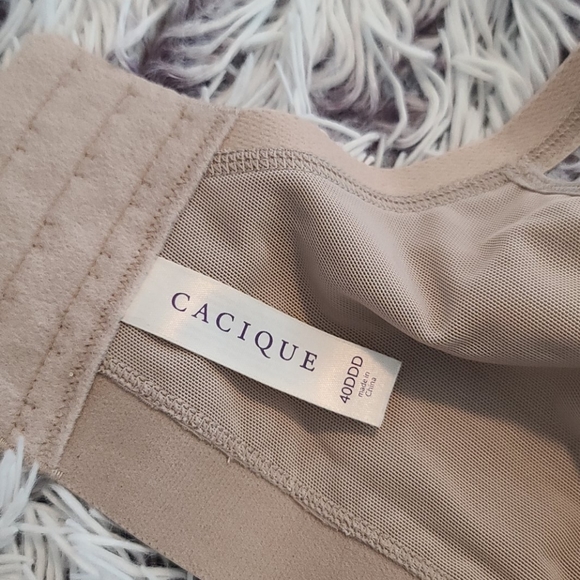Cacique Modern Longline Bra w/Lace Trim - Picture 5 of 5